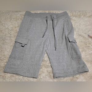 C-Life Men’s Size Large Gray Sweat Shorts EUC